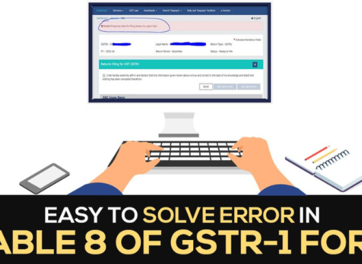 How to Fast Resolve Error in Table 8 (GSTR-1) for Summary