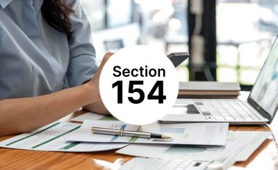 Tax Filing Rectification under Section 154